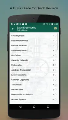 Basic Engineering android App screenshot 9